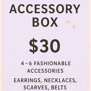 🎀 ACCESSORY MYSTERY BOX | 4-6 Pieces of Stylish Surprise 🎀